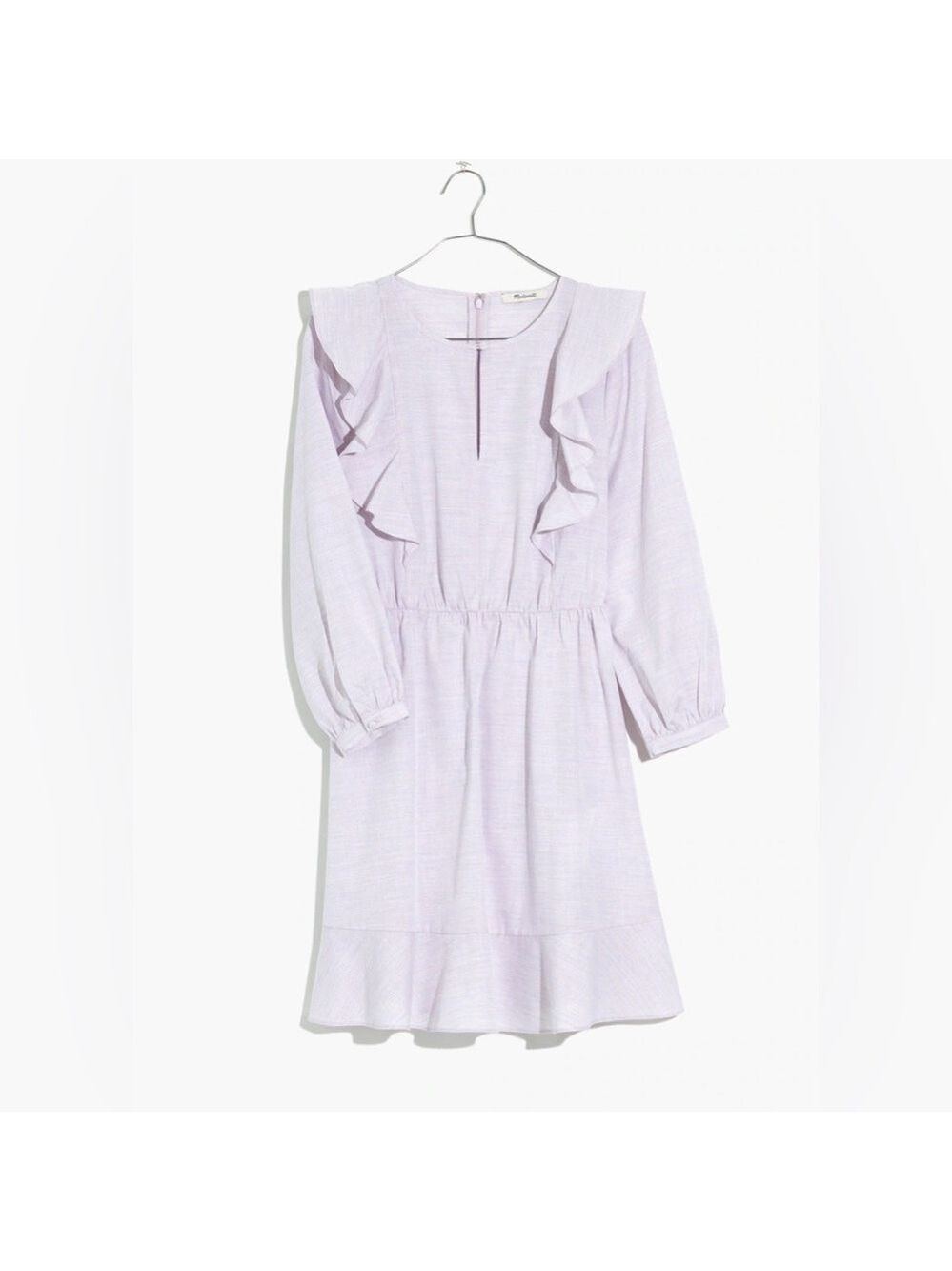 Madewell Ruffle-Shoulder Mini Dress - Size 2